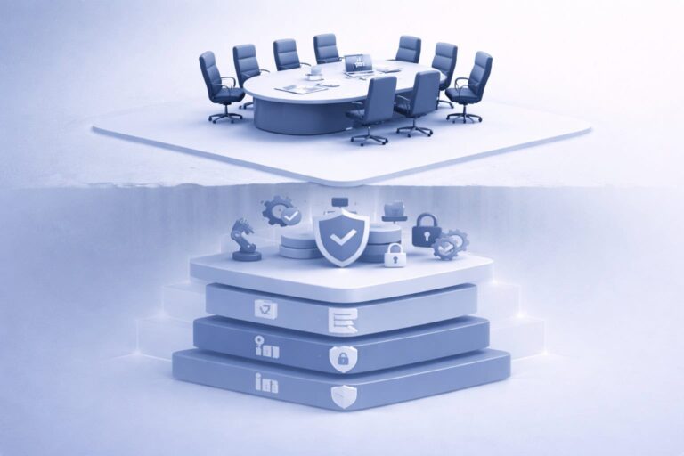 Board-level decisions approving AI systems without visible governance foundations.