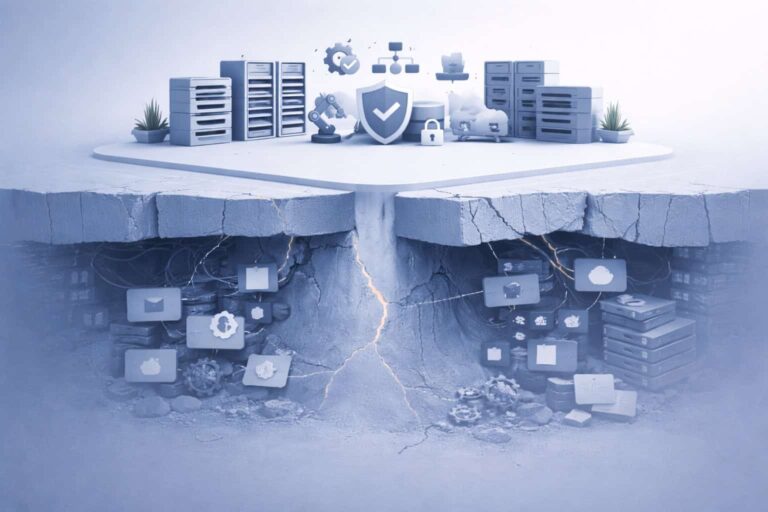 Hidden structural risks beneath a seemingly stable IT environment.